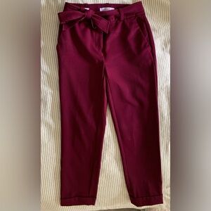 LOFT Deep Red Trousers